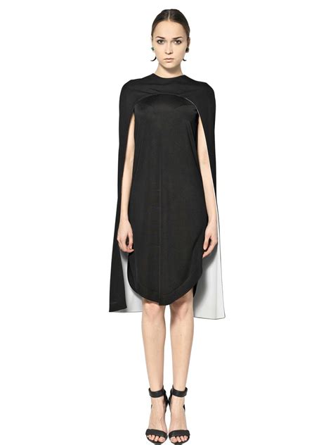 givenchy textured viscose jersey dress with white collar ref 17u2719445920|Givenchy White Dresses .